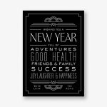 Deco New Year Card
