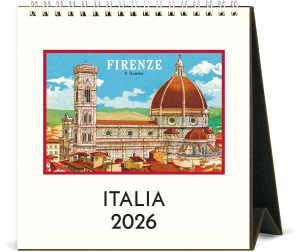 2026 Cavallini Italia Desk Calendar