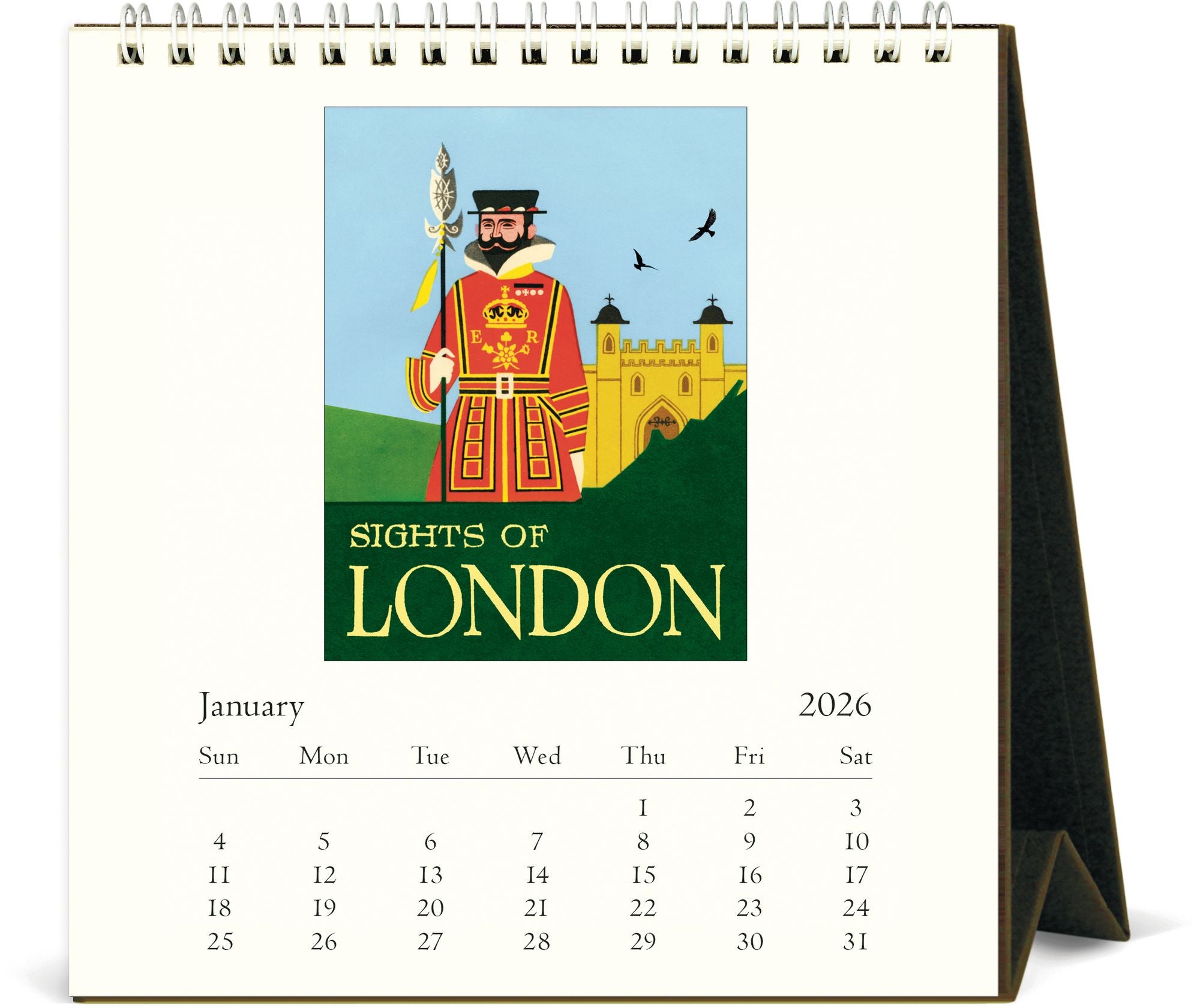 2026 Cavallini London Desk Calendar - Image 2