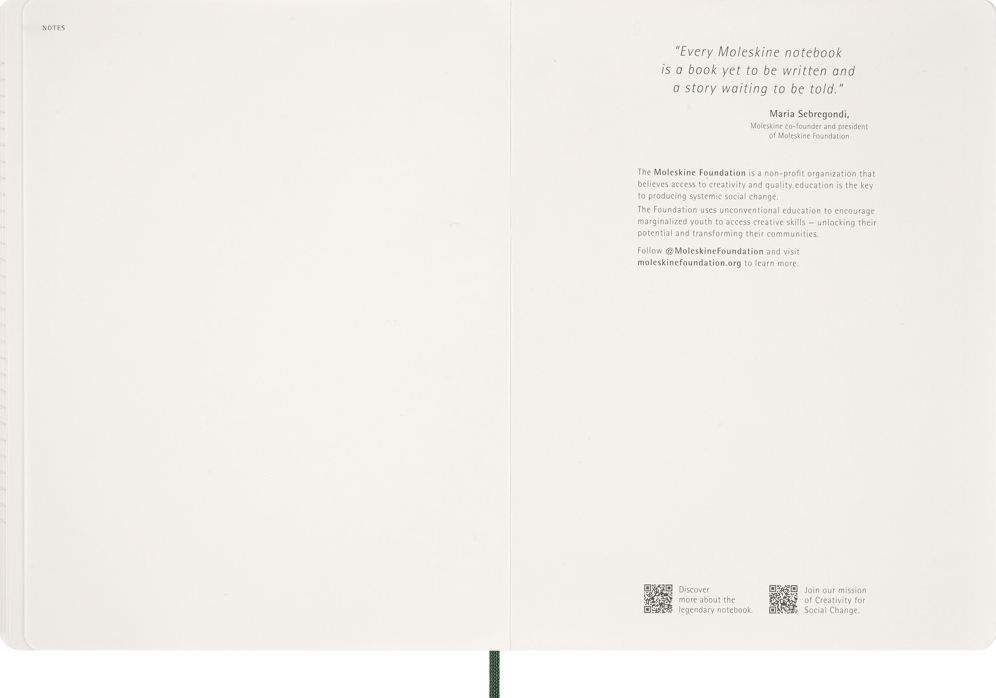 2026 Moleskine Myrtle Green 15-Month XXL Essential Soft Cover Weekly Vertical Planner - Image 7