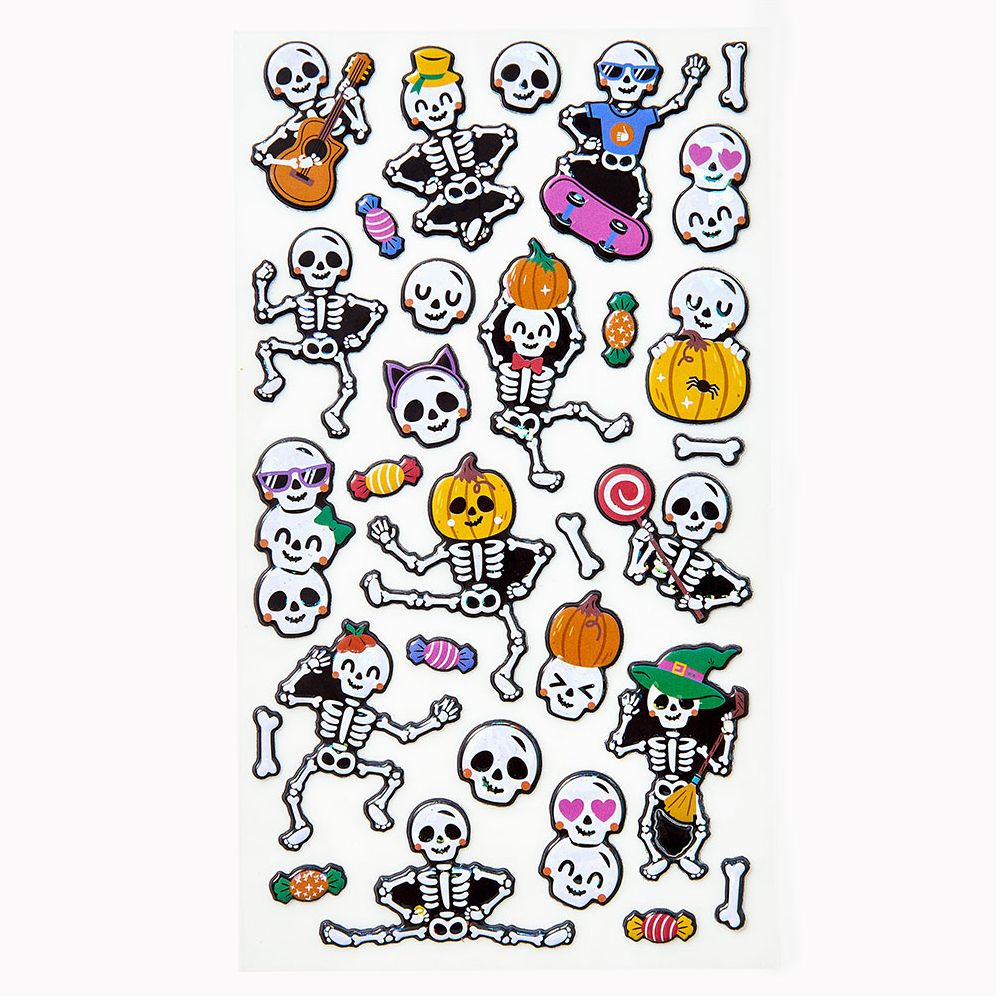 Dancing Skeleton Sticker Sheet - Image 2