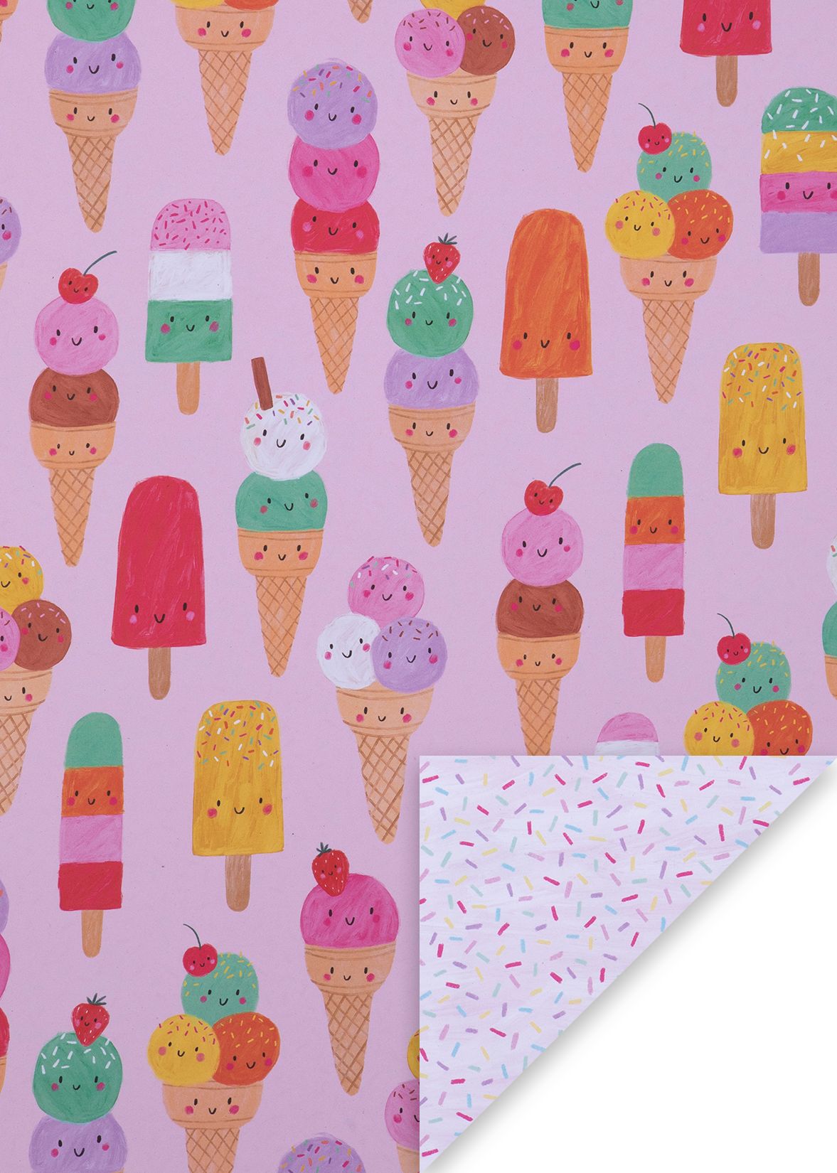 Ice Cream Sprinkles Flat Wrap - Image 2