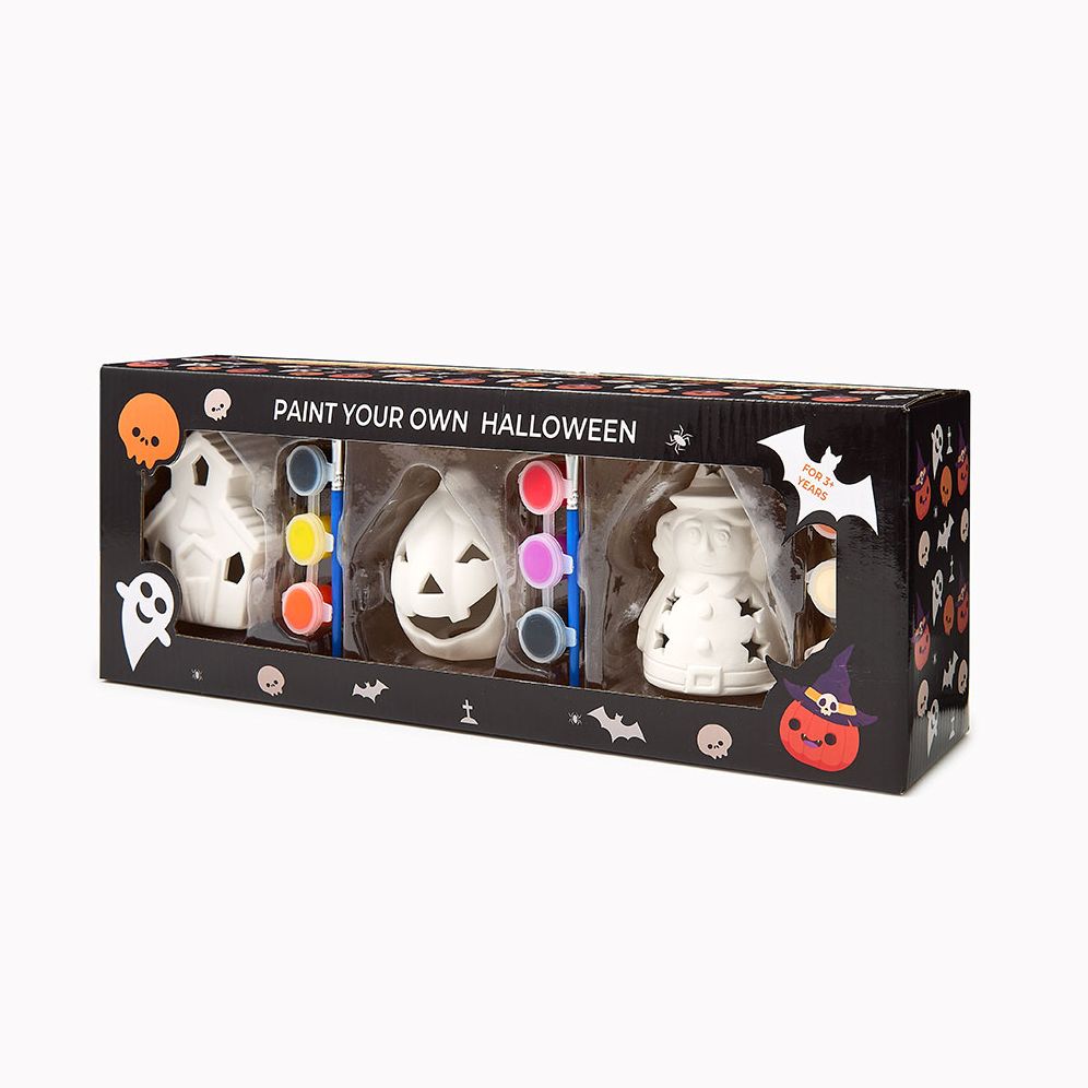 Paint Your Own Halloween Kit - Haunted House. Jack O'Lantern. Witch - Image 2