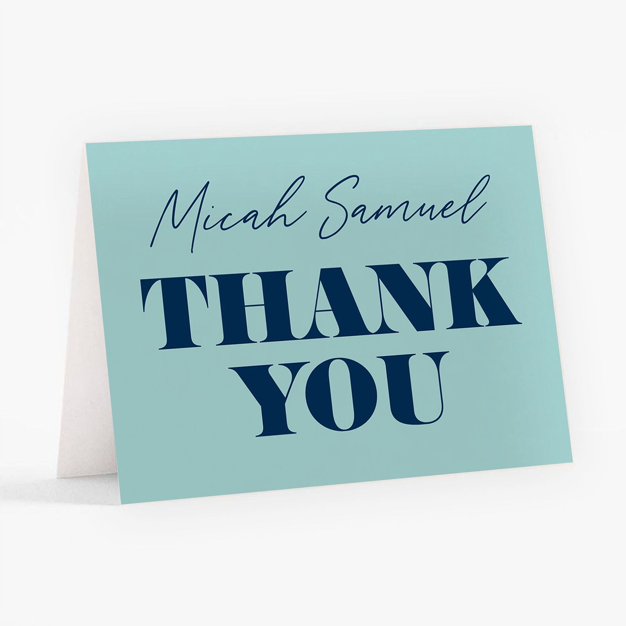 Bold Type Bar Mitzvah Stationery - Image 2