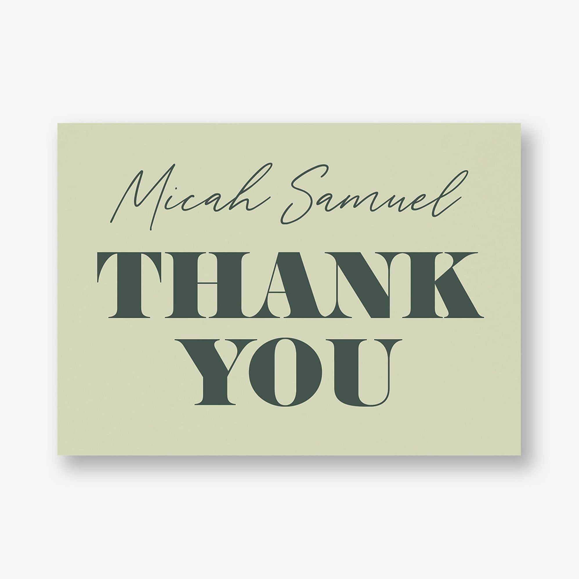 Bold Type Bar Mitzvah Stationery - Image 3
