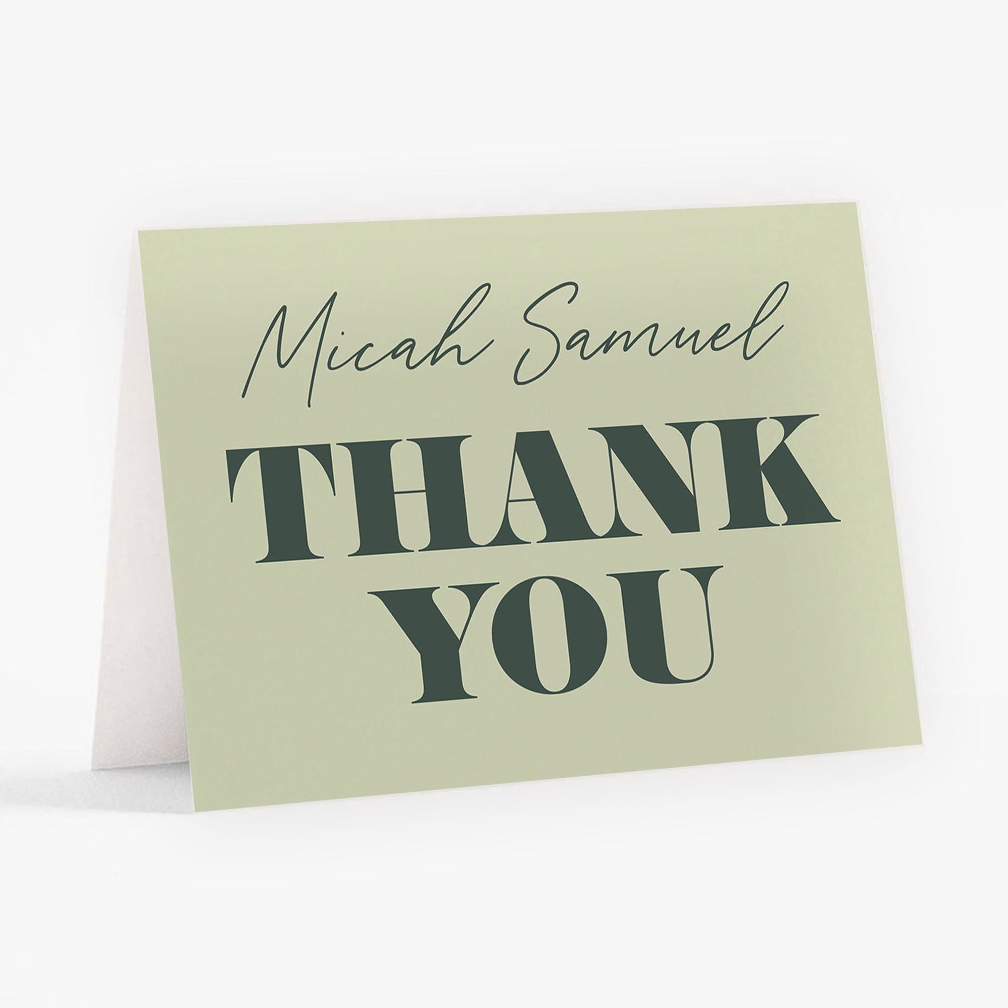 Bold Type Bar Mitzvah Stationery - Image 4