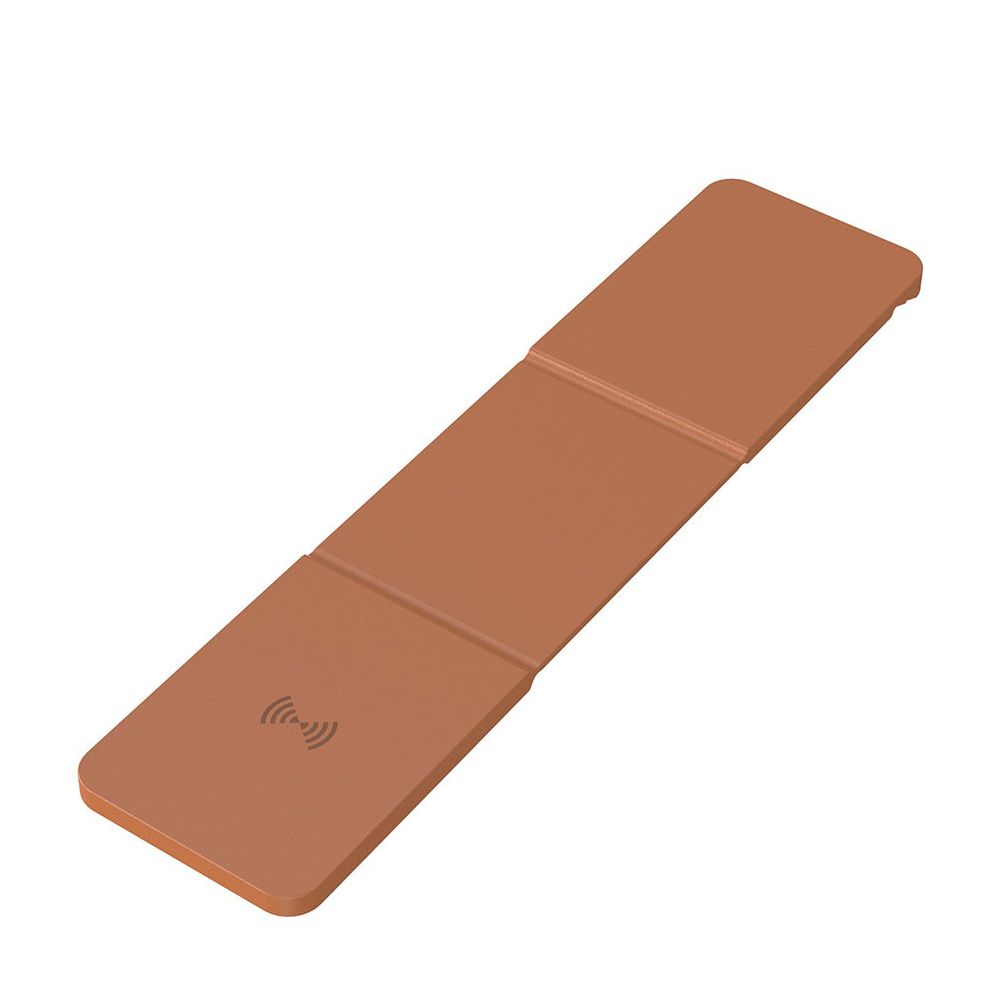 Folding Leather Wireless Phone Charging Stand - Image 2