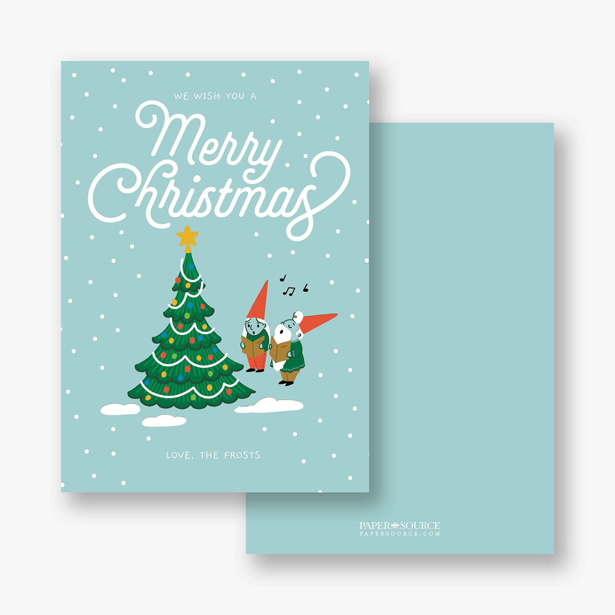Caroling Gnomes Holiday Card - Image 3