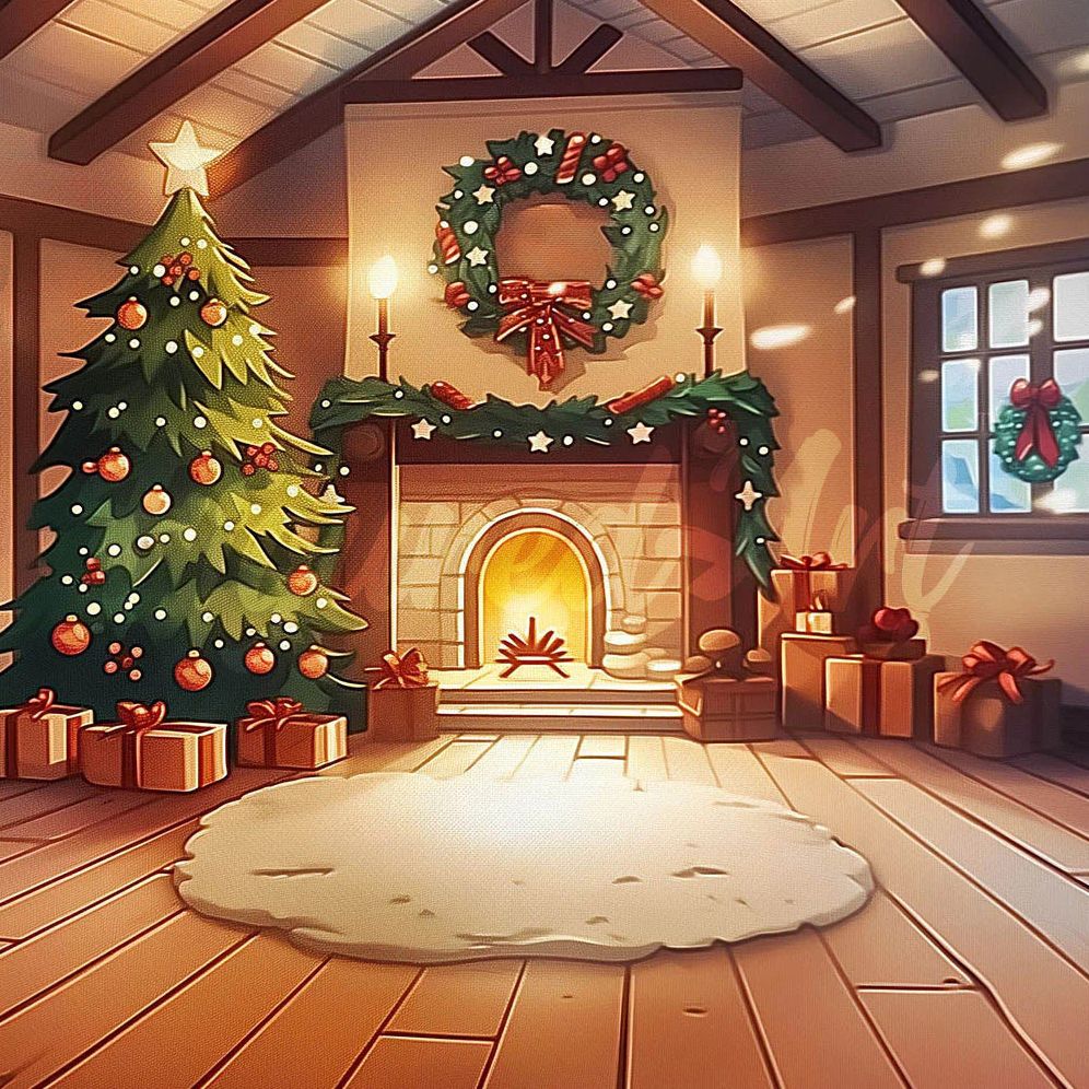 Cozy Holiday 10x10 Framed Diamond Art Kit - Image 3