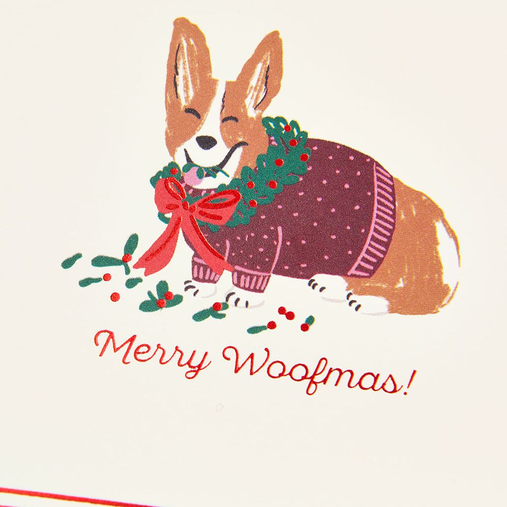 Christmas Festive Corgi Stationery Set - Image 2