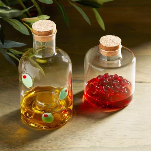 Olive & Grape Stacked Decanter Set - Image 2